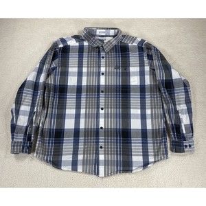 Columbia Sportswear‎ Company Men’s Multicolored Plaid Long Sleeves Shirt 2XL
